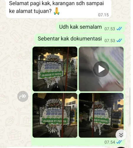 Pengiriman Papan Bunga Selamat Tisnonegaran Kanigaran