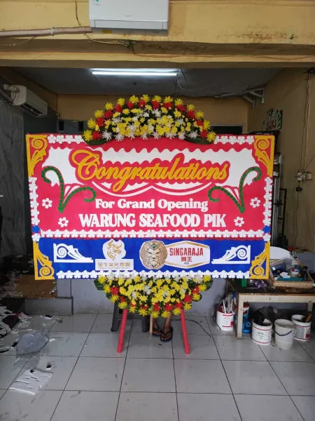 Papan Bunga Ucapan Selamat Tisnonegaran Kanigaran